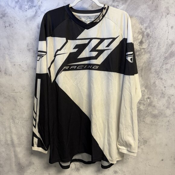 Fly Racing Motocross Jersey Mens 2XL 26x30.5 Long Sleeve MX Riding - Picture 1 of 16